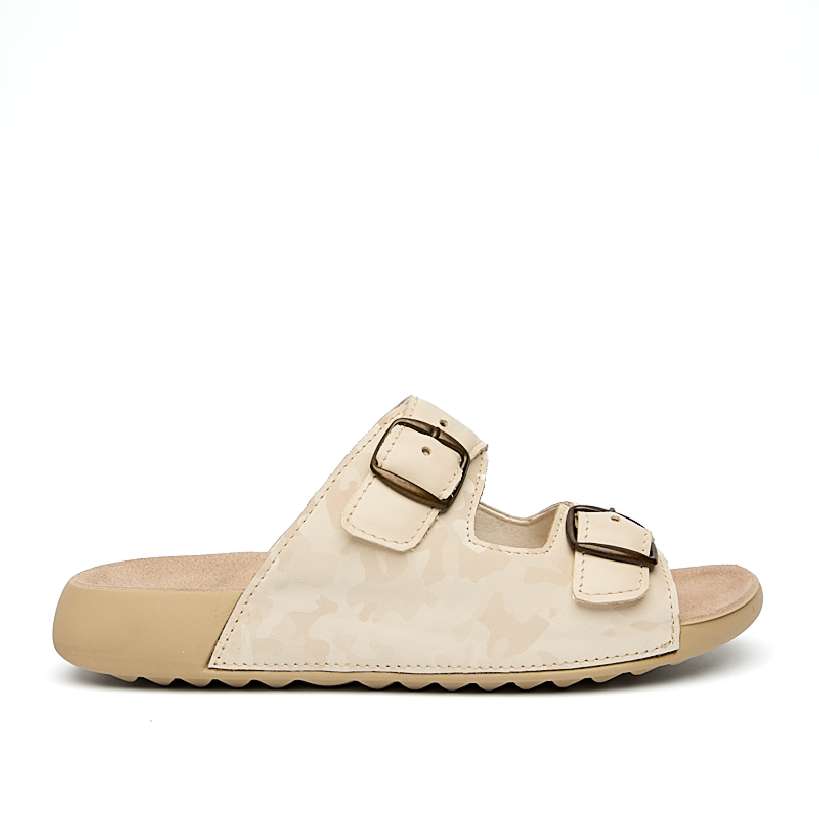 2507-beige Сабо жен.кожа-кожа бежевый